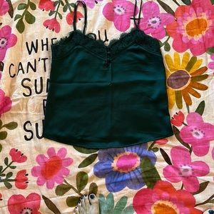 Abercrombie & Fitch Dark Green Camisole